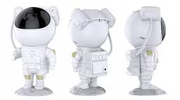 Іграшка-нічник Astronaut Проектор галактики лазерний Астронавт з пультом білий - мініатюра 3