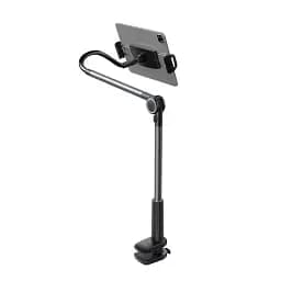 Тримач настільний для ґаджетів Baseus Otaku Life Rotary Adjustment Lazy Holder Pro for Phone Ipad LUZQ000013 Grey - мініатюра 2