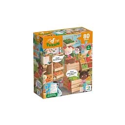 Пазл Ищи и находи "Дары осени" 300666 DoDo, 80 деталей, 28х39 см, 2 двосторонние карточки с заданиями, в коробке (4823115911001)