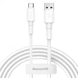 Кабель Baseus Mini Cable USB to Type C 3A 1m CATSW-02 White