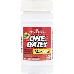 Комплекс мультивитаминов и минералов максимального действия 21st Century One Daily 100 таблеток