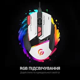 Миша GamePro біла (GM300W) - мініатюра 2