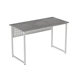 Стіл письмовий Майк Ferrum-decor 75x140x70 Білий метал ДСП Бетон 16 мм (FRD-106538) - мініатюра 4