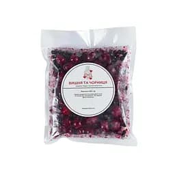 Замороженный микс БАБА PEREDALA вишни без косточки и черники 400 г