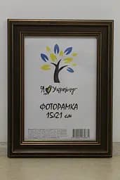 Фоторамка 15х21, бронзова, 3220-0821-9, Скло + Картон