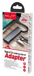 USB Хаб Hoco Easy connect Type-C HB17 3 USB - мініатюра 5