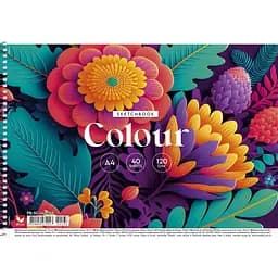 Альбом для малювання Школярик Літні квіти, 40 аркушів (PB-SC-040-568)