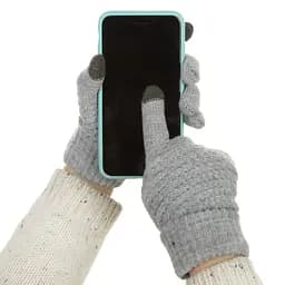 Рукавички для сенсорних екранів з плетінням ArmorStandart Braid Grey (ARM59882) - мініатюра 4