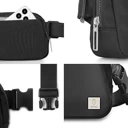 Сумка WIWU LULU Crossbody Bag Nylon Black - мініатюра 3
