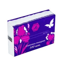 Серветки косметичні Parus двошарові 100 шт.