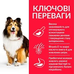 Сухий корм Hill’s SP Adult Sensitive Stomach&Skin Medium Breed для собак середніх порід з куркою 14 кг - мініатюра 2