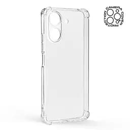 Прозрачный чехол для Xiaomi Redmi 13C 4G Poco C65 с защитой камеры и усиленными бортами, тонкий, силиконовый, бесцветный, ударопрочный, противоударный бампер с закрытой камерой, ArmorStandart (ARM86367) - мініатюра 2