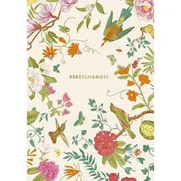 Зошит для ескізів Muse, А5, без лініювання, 64 арк., рослини та птахи (A5-3C-064-364)