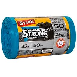 Пакеты для мусора Stark крепкие 35 л 50 шт. синие 