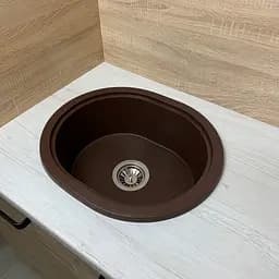 Кухонна мийка Adamant Circum 500x425x180 mokko 629223, Коричневий - мініатюра 3