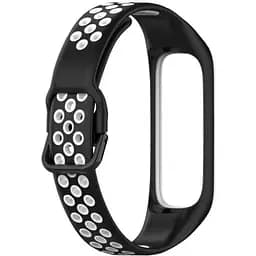 Спортивный ремешок Primo Perfor Sport для фитнес-браслета Samsung Galaxy Fit 2 (SM-R220) Black White