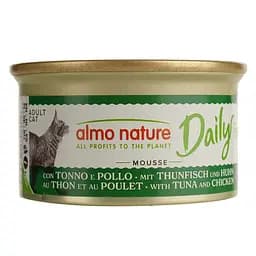 Влажный корм для кошек Almo Nature Daily Menu Cat, мусс с тунцом и курицей, 85 г