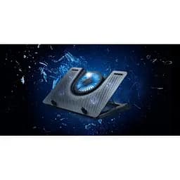 Підставка до ноутбука Trust GXT 1125 Quno (17.3") Blue LED Black (23581_TRUST) - мініатюра 6