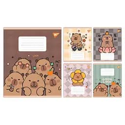 Тетради ученические 12 листов линия Yes Capy Tay, 25 шт. в упаковке