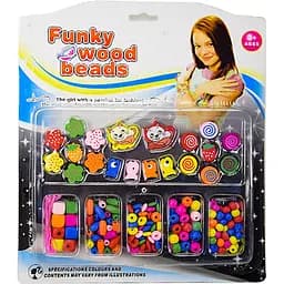 Набор для творчества A-Toys Бисер TX1134 деревянные бусины Вид 2