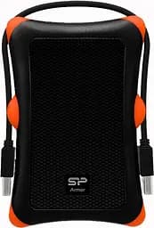 Кишеня зовнішня Silicon Power Armor A30 2.5" USB 3.0 black/orange (SP000HSPHDA30S3K)