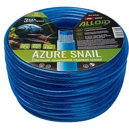 Шланг армированный 3-х слойный Alloid Building Tools Azure Snail 1/2" 20 м (WH-67650)