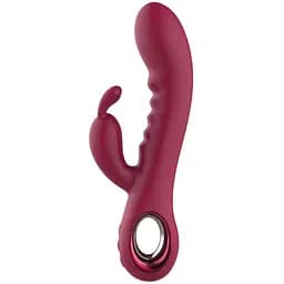 Вибратор-кролик Dreamtoys Glam Rabbit Vibe 22 см красный