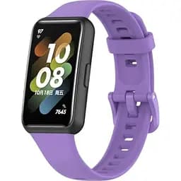 Силіконовий ремінець BeCover для Huawei Band 7/Honor Band 7 Purple (709465)