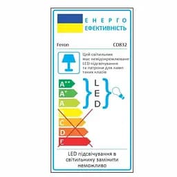 Свiтильник точковий Feron CD832 під лампу з підсвіткою прозорий (40025) - мініатюра 4
