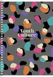 Зошит для записів Student А5, в клітинку, спіраль, 80л., Плямки (A5-SC-080-6091K)