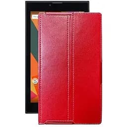 Чохол StatusCASE з екошкіри для планшету Bravis NB76 Червоний