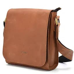 Кожаная мужская сумка через плечо TARWA 26х22х6 см nsa0001278