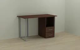 Комп'ютерний стіл Ferrum-decor Отто 75x140x70 сірий ДСП Венге 16мм (FRD-106016)