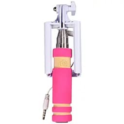 Монопод Toto Mini+Jack 3.5 mm cable pink