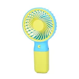 Вентилятор ручной портативный Bambi MK 5609(Yellow) с подставкой, 15,5 см, USB