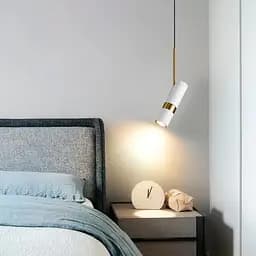 Білий поворотний підвісний світильник Line.F S 166/1 WT