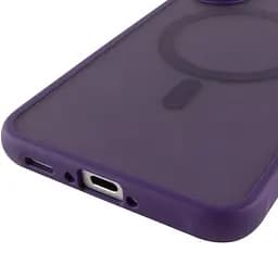 Чохол TPU Bloom with MagSafe для Samsung Galaxy S25 FE Purple - мініатюра 5