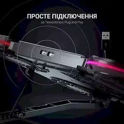 Охолоджувальна підставка для ноутбука GamePro Black (CP770) - мініатюра 6