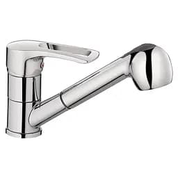 Змішувач для кухні Haiba HANSBERG 014 хром з висувною лійкою HB0208