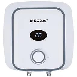 Водонагрівач Mixxus EWH-0506 Small Over 6 л над мийкою, 1500Вт, мокрий, ТЕН, вертикальний, квадратний, білий (WH0020)