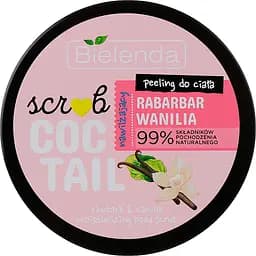 Скраб для тіла Bielenda Scrub Coctail Rabarbar Wanilia ревінь-ваніль 350 г