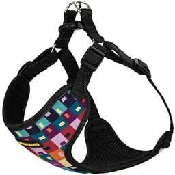 Шлея для собак Bronzedog Sport Печворк XS 14х12х2 см