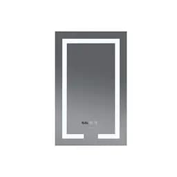 Дзеркало Mixxus Hard MR06-50x80-CASE (LED Touch, годинник, антизапотівання, димер, регулювання яскравості) MI6657 - мініатюра 2