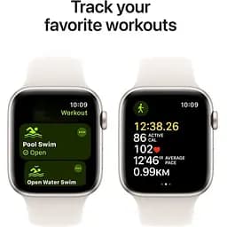 Смарт-годинник Apple Watch SE 2 GPS 40mm Starlight Aluminium Case w. Starlight Sport Band - S/M (MXEF3) - мініатюра 6