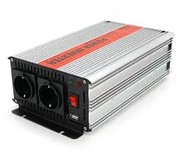 Інвертор напруги 12/220V Ritar RSX2000 2000Вт з апроксимованою синусоїдою - мініатюра 2