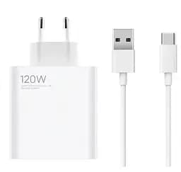 Комплект зарядный Xiaomi MDX-135-EF 120w HC с кабелем USB to Type-C