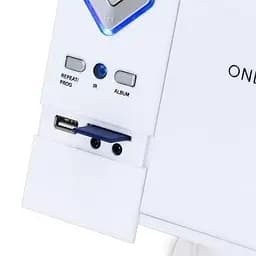 Стереосистема OneConcept V-12 MP3 CD плеєр USB SD AUX Білий (10006663) - мініатюра 8