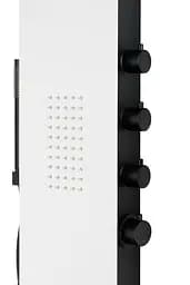 Душова панель Corsan Duo black white LED A777MWHBLLED, Білий - мініатюра 2