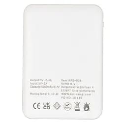 Подушка кемпінгова з підігрівом Bo-Camp Skudde USB Powerbank Grey (1849355) - мініатюра 4