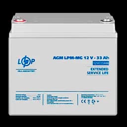 Акумулятор мультигелевий LPM-MG 12V - 33 Ah - мініатюра 2
